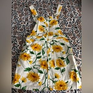 Sunflower overall dress